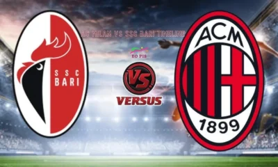 AC Milan vs SSC Bari Timeline