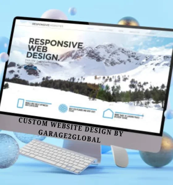 custom website design by garage2global